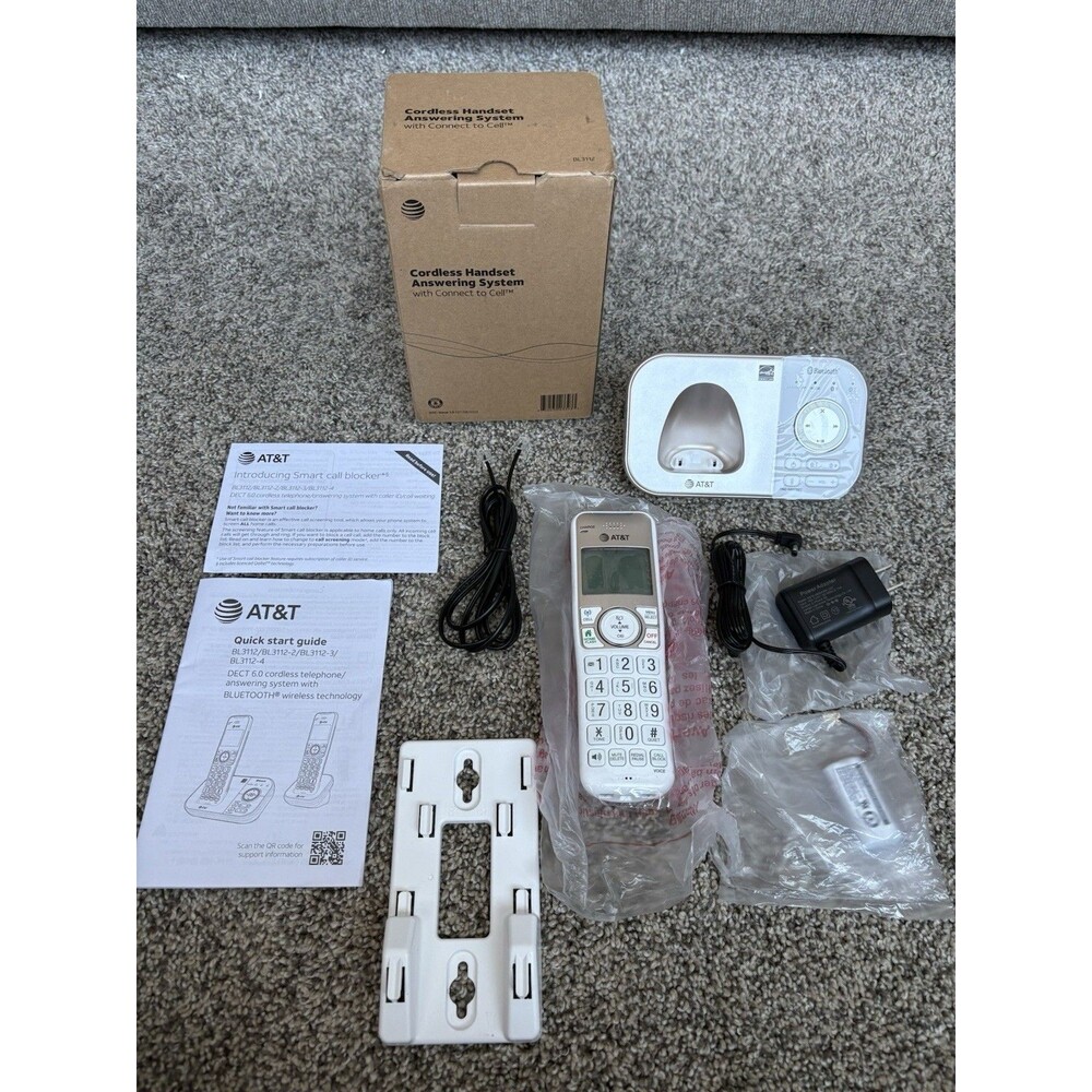 AT&T BL52113 Cordless Phone w/ Answering System Extra-Large Backlit Keys